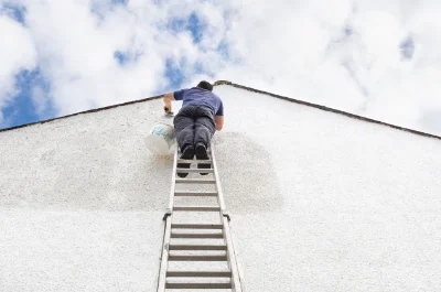 Peinture extérieure au Montet — façades et ravalement